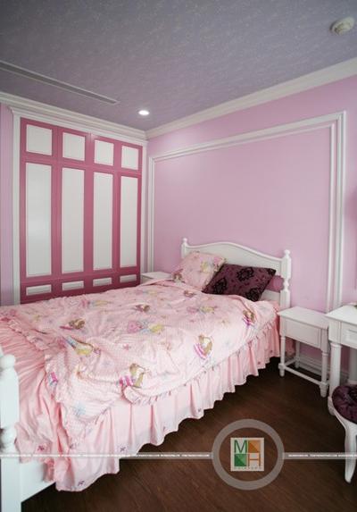  Thi công nội thất chung cư tân cổ điển tại Mandarin Garden Hòa Phát - Mr Hùng